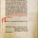 La più antica stesura del Cantico delle creature (Codice 338, sec. XIII, Assisi, Biblioteca del Sacro Convento)